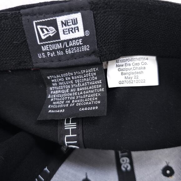 MARVEL Ironheart Hat Cap Cast + Crew Wrap Gift Fitted Mens‎ Medium Large Black - Picture 8 of 8